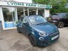 USED 2021 21 FIAT 500e C 42kWh La Prima Convertible 2dr Electric Automatic (118 ps) The La Prima boasts an array of fantastic features including; 17" diamond alloy wheels, full LED headlights, dashboard fascia and seats upholstered in eco-leather, reverse parking camera with guidelines, front parking sensors with optical display, chrome pack & wireless mobile phone charging!