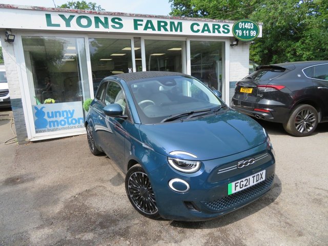 2021 21 Fiat 500e C 42kWh La Prima Convertible 2dr Electric Automatic (118 ps)