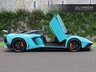 USED 2016 66 LAMBORGHINI AVENTADOR 6.5 V12 LP 750-4 Superveloce Roadster Petrol ISR 4WD Euro 5 (750 bhp) Blue Glauco Paintwork