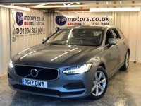 USED 2017 17 VOLVO V90 2.0 D4 Momentum Estate 5dr Diesel Auto Euro 6 (s/s) (190 ps)+2 KEYS+1 FORMER KEEPER+HISTORY+RECENT NEW TIMING BELT+MEDIA+NAVIGATION+BLUETOOTH+USB+AUX+DAB+ALLOYS+ 2 KEYS+1 FORMER KEEPER+HISTORY+LEATHER HEATED SEATS+PARK SENSORS+BLUETOOTH+MEDIA+NAVIGATION+CLIMATE+CRUISE+ALLOYS+USB+AUX+DAB+HPI CLEAR