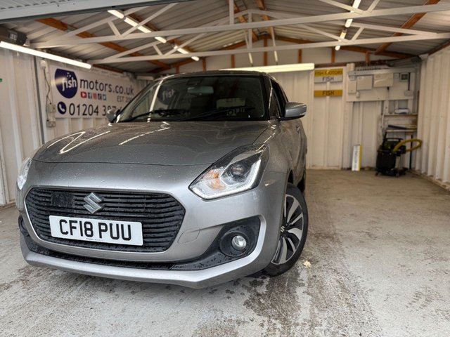 2018 18 SUZUKI SWIFT 1.0 Boosterjet SHVS SZ5 Hatchback 5dr Petrol Hybrid Manual Euro 6 (s/s) (111 ps)+2 KEYS+1 FORMER KEEPER+MEDIA+BLUETOOTH+NAVIGATION+ALLOYS+CLIMATE CONTROL+PRIVACY GLASS+ 2 KEYS+1 FORMER KEEPER+PRIVACY+BLUETOOTH+MEDIA+ALLOYS+NAV+USB+AUX+CLIMATE+CRUISE+HPI CLEAR