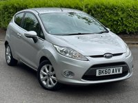USED 2010 60 FORD FIESTA 1.25 Zetec Hatchback 3dr Petrol Manual (129 g/km, 81 bhp) 