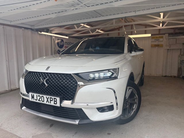 2020 20 DS AUTOMOBILES DS 7 CROSSBACK 1.5 BlueHDi Prestige Crossback 5dr Diesel EAT8 Euro 6 (s/s) (130 ps)+2 KEYS+PANORAMIC SUNROOF+FSH 2 KEYS+PANORAMIC SUNROOF+FSH+PARK CONTROL+LEATHER SEATS+PRIVACY+CLIMATE+19" ALLOYS+NAV+MEDIA+APPS+CRUISE+HEATED FRONT SEATS+HPI CLEAR