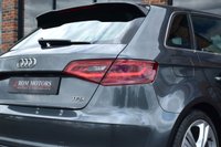 USED 2015 65 AUDI A3 1.4 TFSI CoD S line Sportback 5dr Petrol Manual Euro 6 (s/s) (Nav) (150 ps) 2 OWNERS / DAYTONA GREY