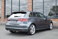 USED 2015 65 AUDI A3 1.4 TFSI CoD S line Sportback 5dr Petrol Manual Euro 6 (s/s) (Nav) (150 ps) 2 OWNERS / DAYTONA GREY