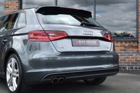 USED 2015 65 AUDI A3 1.4 TFSI CoD S line Sportback 5dr Petrol Manual Euro 6 (s/s) (Nav) (150 ps) 2 OWNERS / DAYTONA GREY