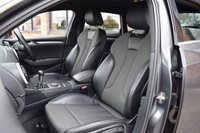 USED 2015 65 AUDI A3 1.4 TFSI CoD S line Sportback 5dr Petrol Manual Euro 6 (s/s) (Nav) (150 ps) 2 OWNERS / DAYTONA GREY