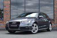 USED 2015 65 AUDI A3 1.4 TFSI CoD S line Sportback 5dr Petrol Manual Euro 6 (s/s) (Nav) (150 ps) 2 OWNERS / DAYTONA GREY