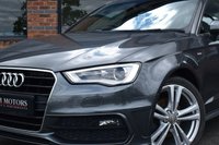 USED 2015 65 AUDI A3 1.4 TFSI CoD S line Sportback 5dr Petrol Manual Euro 6 (s/s) (Nav) (150 ps) 2 OWNERS / DAYTONA GREY