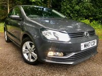 USED 2017 17 VOLKSWAGEN POLO 1.0 Match Edition Hatchback 3dr Petrol Manual Euro 6 (s/s) (60 ps) 2 PRIVATE OWNERS WITH FULL VW MAIN DEALER SERVICE HISTORY X6 STAMPS//NEW BATTERY//AIRCON //REMOTE LOCKING X2 KEYS //FRONT FOG LIGHTS//FRONT AND REAR PARK ASSIST//ALLOYS//BLUETOOTH//MULTI-FUNCTION LEATHER  BOUND STEERING WHEEL//STUNNING CONDITION AND SPEC////CAMBELT RENEWED AT 44,000 MILES\\\ELECTRIC FOLDING MIRRORS (s/s) (60 ps) 2 PRIVATE OWNERS WITH FULL VW MAIN DEALER SERVICE HISTORY X6 STAMPS//NEW BATTERY//AIRCON //REMOTE LOCKING X2 KEYS //FRONT FOG LIGHTS//FRONT AND REAR PARK ASSIST//ALLOYS//BLUETOOTH//MULTI-FUNCTION LEATHER  BOUND STEERING WHEEL//STUNNING CONDITION AND ////CAMBELT RENEWED AT 44,000 MILES\ELECTRIC FOLDING MIRRORS