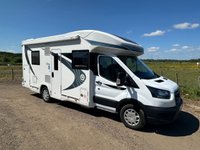 USED 2021 21 CHAUSSON FL720 5 BERTH WITH 5 TRAVEL SEATS LUXURY MOTORHOME FIXED BUNK BEDS