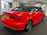 USED 2015 15 AUDI S3 2.0 TFSI Cabriolet 2dr Petrol S Tronic quattro Euro 6 (s/s) (300 ps) UK DELIVERY FLAT FEE &pound;175 (SUBJECT TO DEAL) *OVER 100 IMAGES ON OUR WEBSITE*BESPOKE FINANCE ARRANGED*PART EXCHANGE WELCOME*ALL VEHICLES HPI CLEAR