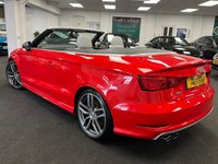 USED 2015 15 AUDI S3 2.0 TFSI Cabriolet 2dr Petrol S Tronic quattro Euro 6 (s/s) (300 ps) UK DELIVERY FLAT FEE &pound;175 (SUBJECT TO DEAL) *OVER 100 IMAGES ON OUR WEBSITE*BESPOKE FINANCE ARRANGED*PART EXCHANGE WELCOME*ALL VEHICLES HPI CLEAR