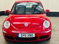 USED 2011 11 VOLKSWAGEN BEETLE 1.6 Hatchback Luna 3 Door Petrol Manual Euro 4 (102 ps) 13 SERVICES TO 33,516 MILES