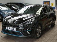 USED 2021 21 KIA NIRO 64kWh 4+ SUV 5dr Electric Auto (201 bhp) STUNNING EXAMPLE MASSIVE SPEC SAT NAV LEATHER SUNROOF REAR VIEW CAMERA HEATED SEATS HEATED STEERING WHEEL VENTILATED SEATS CRUISE CONTROL PARKING SENSORS 1 OWNER EXCELLENT SERVICE HISTORY KIA WARRANTY