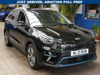 USED 2021 21 KIA NIRO 64kWh 4+ SUV 5dr Electric Auto (201 bhp) STUNNING EXAMPLE MASSIVE SPEC SAT NAV LEATHER SUNROOF REAR VIEW CAMERA HEATED SEATS HEATED STEERING WHEEL VENTILATED SEATS CRUISE CONTROL PARKING SENSORS 1 OWNER EXCELLENT SERVICE HISTORY KIA WARRANTY