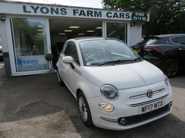 2017 17 Fiat 500 1.2 Lounge Hatchback 3dr Petrol Manual Euro 6 (s/s) (69 bhp)