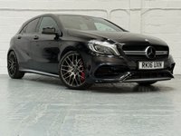USED 2016 16 MERCEDES-BENZ A-CLASS 2.0 A45 AMG Hatchback 5dr Petrol SpdS DCT 4MATIC Euro 6 (s/s) (381 ps) HEATED SEATS, CRUSIE, CAMERA