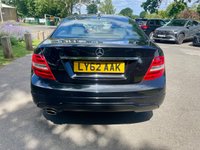 USED 2012 62 MERCEDES-BENZ C-CLASS 1.6 C180 BlueEfficiency AMG Sport Coupe 2dr Petrol G-Tronic+ Euro 5 (s/s) (156 ps) Low Mileage Family Owned C180 Coupe With Full Service History And ULEZ Complaint !