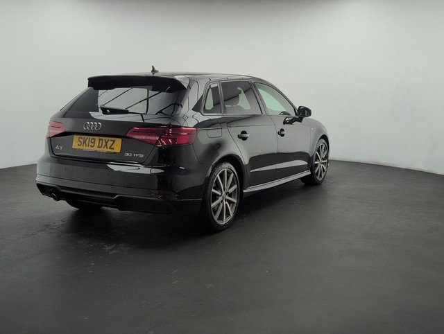 USED 2019 19 Audi A3 1.0 Tfsi 30 Black Edition Sportback 5dr Petrol Manual Euro 6 (s/S) (116 Ps) - Sat Nav + Cruise Control