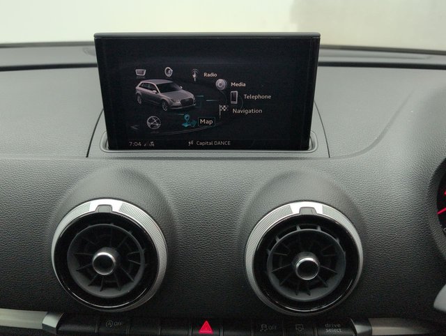 USED 2019 19 Audi A3 1.0 Tfsi 30 Black Edition Sportback 5dr Petrol Manual Euro 6 (s/S) (116 Ps) - Sat Nav + Cruise Control