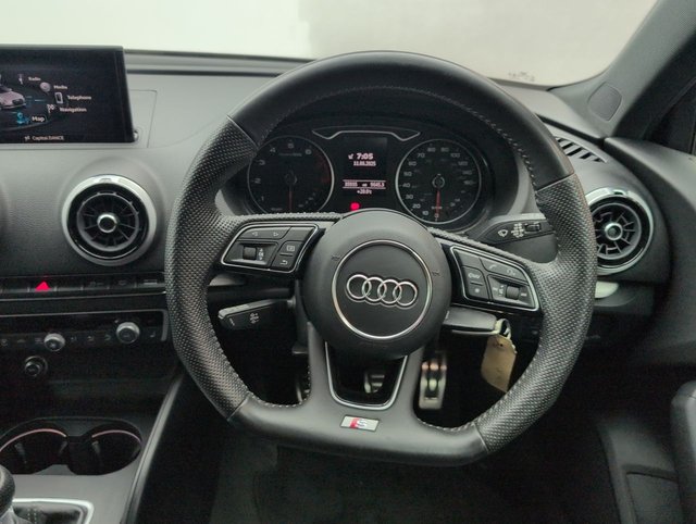 USED 2019 19 Audi A3 1.0 Tfsi 30 Black Edition Sportback 5dr Petrol Manual Euro 6 (s/S) (116 Ps) - Sat Nav + Cruise Control