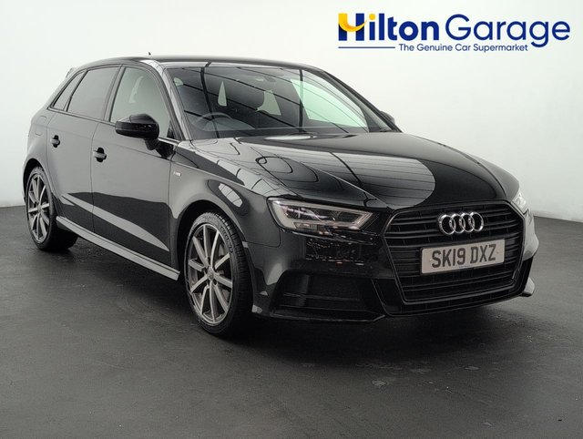 USED 2019 19 Audi A3 1.0 Tfsi 30 Black Edition Sportback 5dr Petrol Manual Euro 6 (s/S) (116 Ps) - Sat Nav + Cruise Control