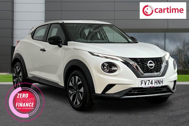View our Nissan Juke 1.0 DIG-T Acenta Premium SUV 5dr Petrol Manual Euro 6 (s/s) (114 ps) Touchscreen, Apple CarPlay / Android Auto, Reversing Camera, 17-Inch Alloy Wheels, Cruise Control