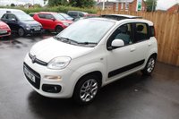 USED 2014 14 FIAT PANDA 0.9 TwinAir Lounge Hatchback 5dr Petrol Dualogic Euro 6 (s/s) (85 bhp) ONLY 19,000 MILES ELECTRIC SKYDOME SUNROOF