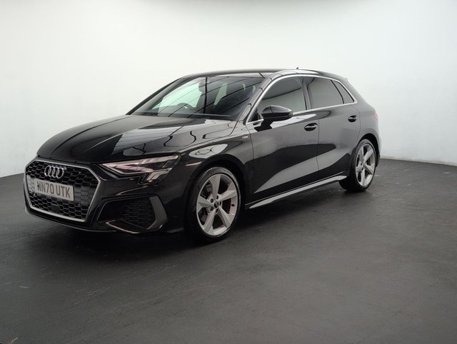 USED 2020 70 Audi A3 1.5 Tfsi 35 S Line Sportback 5dr Petrol S Tronic Euro 6 (s/S) (150 Ps) Hill Hold Assist+cruise Control