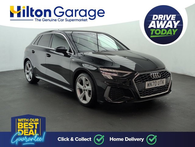 USED 2020 70 Audi A3 1.5 Tfsi 35 S Line Sportback 5dr Petrol S Tronic Euro 6 (s/S) (150 Ps) Hill Hold Assist+cruise Control