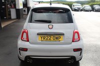 USED 2022 22 ABARTH 595 1.4 T-Jet Competizione Hatchback 3dr Petrol Manual Euro 6 (180 bhp) ONLY 16,000 MILES White ESSEESSE 17" Super Sport Alloy Wheels