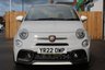 USED 2022 22 ABARTH 595 1.4 T-Jet Competizione Hatchback 3dr Petrol Manual Euro 6 (180 bhp) ONLY 16,000 MILES White ESSEESSE 17" Super Sport Alloy Wheels