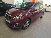 USED 2017 67 PEUGEOT 108 1.2 PureTech Allure Hatchback 5dr Petrol Manual Euro 6 (82 ps) 