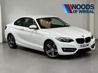 USED 2016 16 BMW 2 SERIES 2.0 218d Sport Coupe 2dr Diesel Manual Euro 6 (s/s) (150 ps) 17" ALLOYS+REAR PARK+SAT NAV