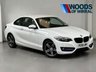 USED 2016 16 BMW 2 SERIES 2.0 218d Sport Coupe 2dr Diesel Manual Euro 6 (s/s) (150 ps) 17" ALLOYS+REAR PARK+SAT NAV