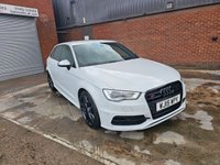 USED 2015 15 AUDI S3 2.0 TFSI Sportback 5dr Petrol S Tronic quattro Euro 6 (s/s) (300 ps) 7 Services, New MOT, 300PS Turbo