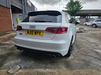 USED 2015 15 AUDI S3 2.0 TFSI Sportback 5dr Petrol S Tronic quattro Euro 6 (s/s) (300 ps) 7 Services, New MOT, 300PS Turbo