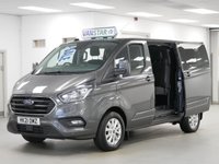 USED 2021 21 FORD TRANSIT CUSTOM 320 2.0 EBL 130 BHP SWB LIMITED 6 SEATER CREWCAB ( NO VAT ! ) 1 OWNER | 6 SEATS | DEALER SERVICED | NO VAT