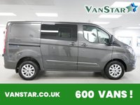 USED 2021 21 FORD TRANSIT CUSTOM 320 2.0 EBL 130 BHP SWB LIMITED 6 SEATER CREWCAB ( NO VAT ! ) 1 OWNER | 6 SEATS | DEALER SERVICED | NO VAT