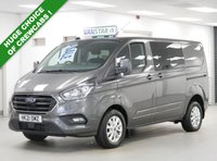 USED 2021 21 FORD TRANSIT CUSTOM 320 2.0 EBL 130 BHP SWB LIMITED 6 SEATER CREWCAB ( NO VAT ! ) 1 OWNER | 6 SEATS | DEALER SERVICED | NO VAT