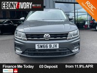 USED 2016 66 VOLKSWAGEN TIGUAN 2.0 TDI BlueMotion Tech SE Navigation SUV 5dr Diesel Manual 4Motion Euro 6 (s/s) (150 ps) FULL SERVICE HISTORY 2 KEYS BOOK PACK SERVICED AS REQUIRED AND 1 YEAR MOT WITHIN THE SALE