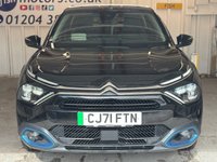 USED 2022 71 CITROEN e-C4 50kWh Shine Hatchback 5dr Electric Auto (136 ps)+1 OWNER FROM NEW+2 KEYS+HISTORY+MEDIA+DIGITAL COCKPIT+HALF LEATHER SEATS+NAVIGATION+BLUETOOTH+18 INCH ALLOYS 2 KEYS+1 OWNER FROM NEW+ALLOYS+HISTORY+HALF LEATHER SEATS+PRIVACY+CLIMATE+PARK CONTROL+DIGITAL COCKPIT+BLUETOOTH+MEDIA+NAV+CRUISE+HPI CLEAR