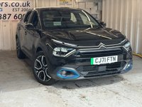 USED 2022 71 CITROEN e-C4 50kWh Shine Hatchback 5dr Electric Auto (136 ps)+1 OWNER FROM NEW+2 KEYS+HISTORY+MEDIA+DIGITAL COCKPIT+HALF LEATHER SEATS+NAVIGATION+BLUETOOTH+18 INCH ALLOYS 2 KEYS+1 OWNER FROM NEW+ALLOYS+HISTORY+HALF LEATHER SEATS+PRIVACY+CLIMATE+PARK CONTROL+DIGITAL COCKPIT+BLUETOOTH+MEDIA+NAV+CRUISE+HPI CLEAR