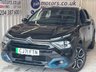 USED 2022 71 CITROEN e-C4 50kWh Shine Hatchback 5dr Electric Auto (136 ps)+1 OWNER FROM NEW+2 KEYS+HISTORY+MEDIA+DIGITAL COCKPIT+HALF LEATHER SEATS+NAVIGATION+BLUETOOTH+18 INCH ALLOYS 2 KEYS+1 OWNER FROM NEW+ALLOYS+HISTORY+HALF LEATHER SEATS+PRIVACY+CLIMATE+PARK CONTROL+DIGITAL COCKPIT+BLUETOOTH+MEDIA+NAV+CRUISE+HPI CLEAR