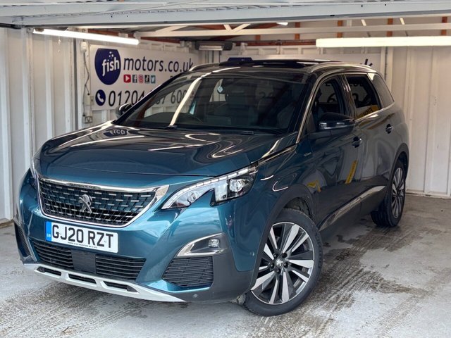 2020 20 PEUGEOT 5008 1.5 BlueHDi GT Line Premium SUV 5dr Diesel EAT Euro 6 (s/s) (130 ps)+1 FORMER KEEPER+FSH+2 KEYS+MEDIA+PANORAMIC SUNROOF+NAVIGATION+PARK CONTROL+7 SEATS+19 INCH ALLOYS 2 KEYS+1 FORMER KEEPER+FSH+NAV+PANORAMIC SUNROOF+7 SEATS+PRIVACY+PARK CONTROL+HALF LEATHER SEATS+19" ALLOYS+BLUETOOTH+MEDIA+NAV+CLIMATE+CRUISE+HEATED FRONT SEATS+HPI CLEAR