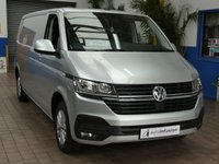 USED 2021 70 VOLKSWAGEN TRANSPORTER 2.0 TDI T28 Highline Panel Van 5dr Diesel Manual FWD LWB High Roof Euro 6 (s/s) (150 ps) AIR CON ANDROID APPLE CARPLAY PARKING SENSORS PLYLINED BULKHEAD INTERNAL SHELVING 1 OWNER SERVICE HISTORY WARRANTY