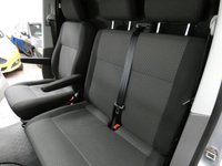 USED 2021 70 VOLKSWAGEN TRANSPORTER 2.0 TDI T28 Highline Panel Van 5dr Diesel Manual FWD LWB High Roof Euro 6 (s/s) (150 ps) AIR CON ANDROID APPLE CARPLAY PARKING SENSORS PLYLINED BULKHEAD INTERNAL SHELVING 1 OWNER SERVICE HISTORY WARRANTY