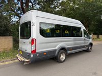 USED 2015 65 FORD TRANSIT 2.2 TDCi 350 125BHP L4 H2 JUMBO TWIN WHEEL DISABLED WHEEL CHAIR ACCESSIBLE MINI BUS ULEZ OK+TAILLIFT+1 OWNER+