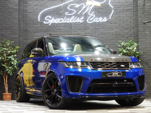 2018 68 Land Rover Range Rover Sport 5.0 P575 V8 SVR SUV 5dr Petrol Auto 4WD Euro 6 (s/s) (575 ps)